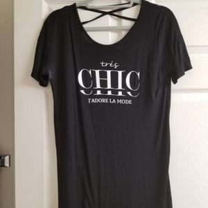 Tris Chic flowy tee shirt